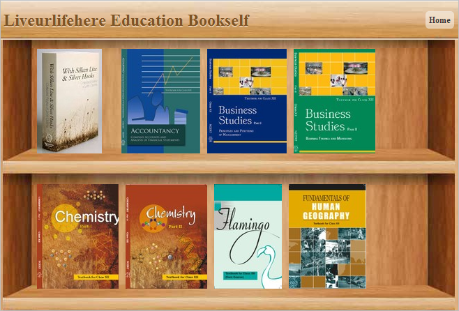 bookshelf of liveurlifehere education
