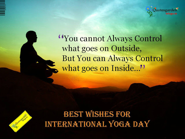 Best wishes for international yoga day