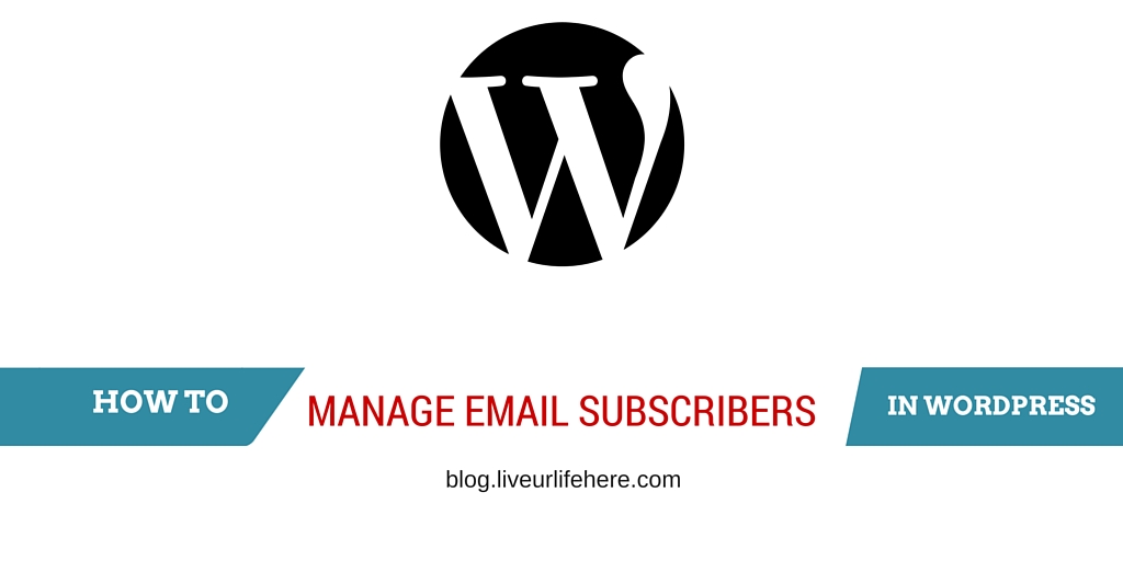 How to Manage email subscriber in WordPress